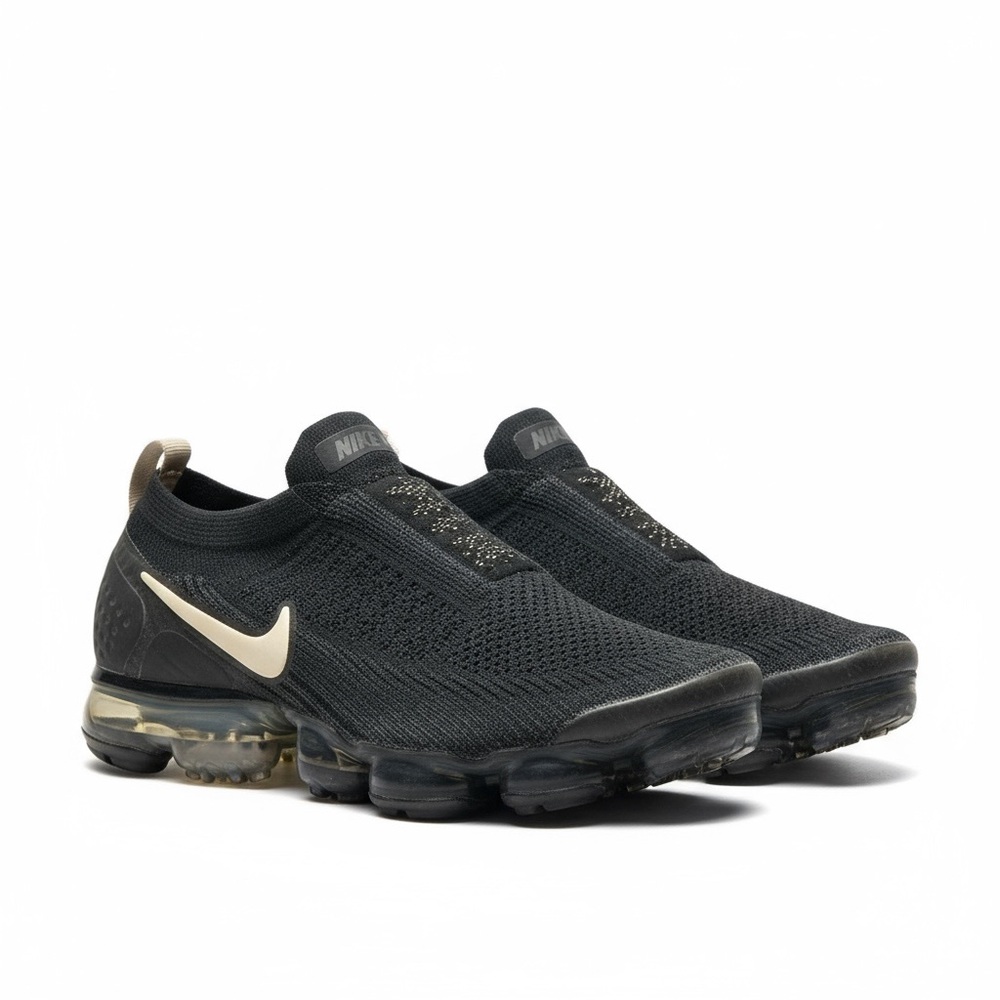 👟 Nike‎ Air VaporMax Flyknit Moc 2 Men’s 8 Black Anthracite Laceless Sneaker 💨